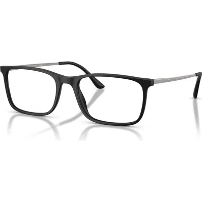 Giorgio Armani 57mm Rectangle Optical Glasses In Multi