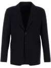 Giorgio Armani Stretch Wool Blazer With Front Pockets