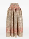 Giorgio Armani Abstract-pattern Maxi Skirt