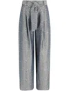 Giorgio Armani Abstract Pattern Trousers In Grey