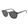 Giorgio Armani Gray Acetate Sunglasses In Black