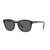 Giorgio Armani Red Acetate Sunglasses In Multi