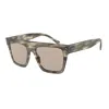 Giorgio Armani Brown Acetate Sunglasses In Brown