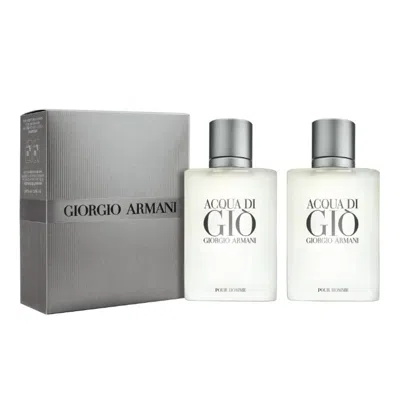 Giorgio Armani Acqua Di Gio 2.0 oz Gift Set Fragrances 3660732641499 In Transparent