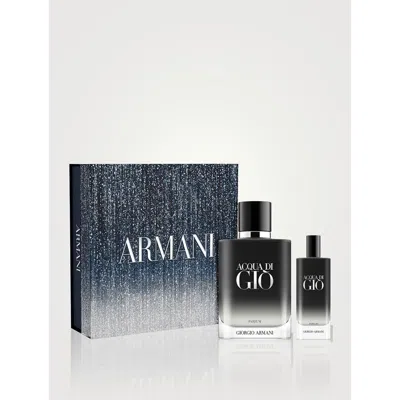 Giorgio Armani Acqua Di Gio Parfum Gift Set Fragrances 3614274692600 In Black