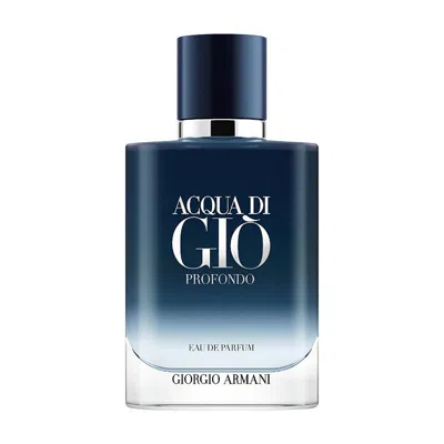 Giorgio Armani Acqua Di Gio Profondo Eau De Parfum Spray (mini) 1.6 oz / 50 ml In Blue