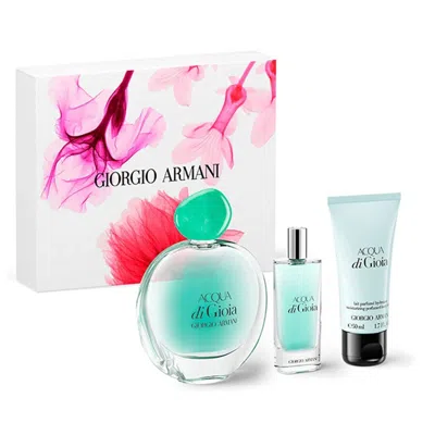 Giorgio Armani Acqua Di Gioia 3pcs Edp Gift Set Fragrances 3614274186000
