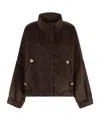 Giorgio Armani Alpaca And Wool Pea Coat