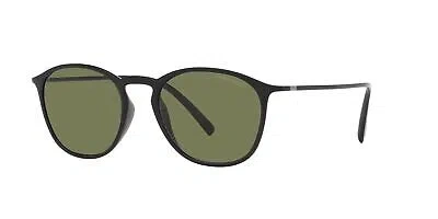 Pre-owned Giorgio Armani Ar 8186u Black/grey 52/20/145 Men Sunglasses In Gray