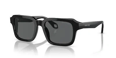 Pre-owned Giorgio Armani Ar 8194u Black/ Grey 53/19/140 Men Sunglasses In Gray