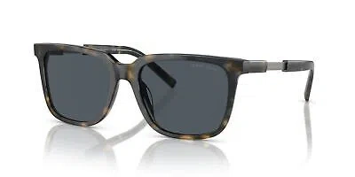 Pre-owned Giorgio Armani Ar 8202u Havana/grey 55/18/145 Men Sunglasses In Gray