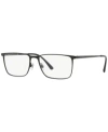 Giorgio Armani Ar5080 Men's Rectangle Eyeglasses In Matte Blk
