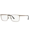 Giorgio Armani Ar5080 Men's Rectangle Eyeglasses In Matte Bron