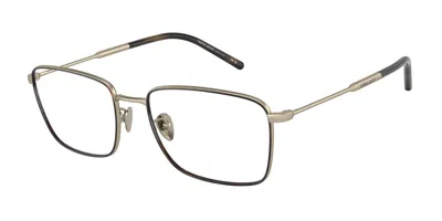 Giorgio Armani Ar5127j Men's Glasses, Tortoiseshell, Size 54 In Matte Pale Gold Tortoise