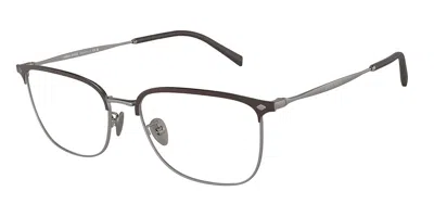 Giorgio Armani Ar5143 Men's Glasses, Gunmetal, Size 57 In Black