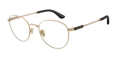 Giorgio Armani Ar5164 3002 Men's Glasses Gold Size 50 - Free Lenses - Blue Light Block Available