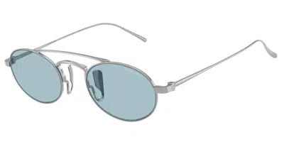Giorgio Armani Men's Sunglasses Ar6161t In Silver