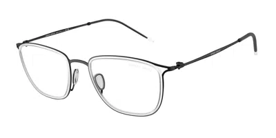 Giorgio Armani Ar6189 30011w Men's Glasses Black Size 50 - Free Lenses - Blue Light Block Available In Matte Black,clear