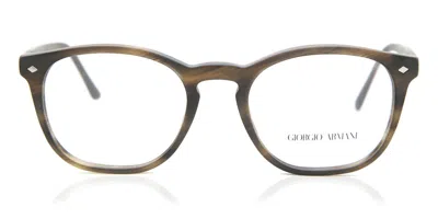 Giorgio Armani Ar7074 5405 Men's Glasses Brown Size 48 - Free Lenses - Blue Light Block Available