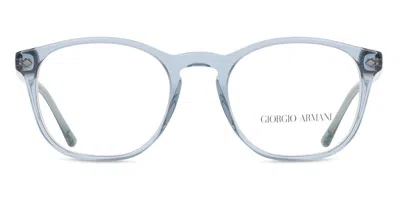 Giorgio Armani Ar7074 Men's Glasses, Blue, Size 50