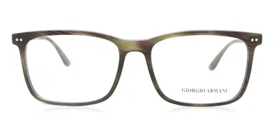 Giorgio Armani Ar7122 Men's Glasses, Green, Size 56 In Brown
