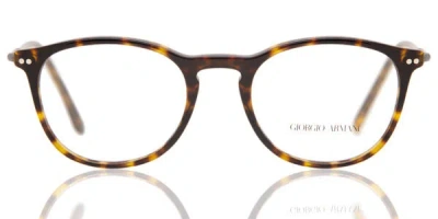 Giorgio Armani Ar7125 Frames Of Life Men's Glasses, Tortoiseshell, Size 50 In Black
