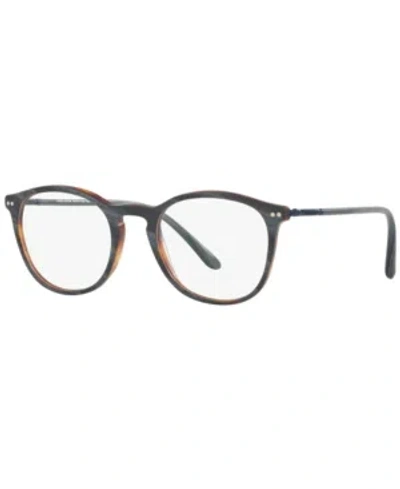 Giorgio Armani Ar7125 Men's Phantos Eyeglasses In Grey Horn