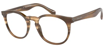 Giorgio Armani Ar7214 5900 Men's Glasses Brown Size 51 - Free Lenses - Blue Light Block Available