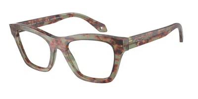 Giorgio Armani Ar7240 Women's Glasses, Tortoiseshell, Size 51 In Green