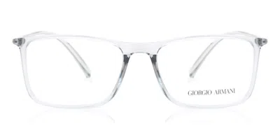 Giorgio Armani Ar7244u Men's Glasses, Clear, Size 53 In Gray