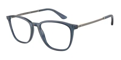 Giorgio Armani Ar7250f Asian Fit Men's Glasses, Blue, Size 53