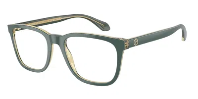 Giorgio Armani Ar7255f Asian Fit Men's Glasses, Green, Size 55