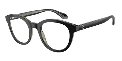 Giorgio Armani Ar7256f Asian Fit Men's Glasses, Black, Size 50