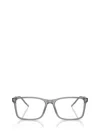 Giorgio Armani Eyeglasses In Transparent Grey