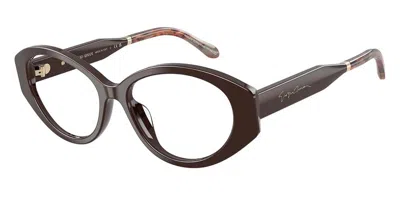 Giorgio Armani Ar7281u 6227 Women's Glasses Brown Size 53 - Free Lenses - Blue Light Block Available