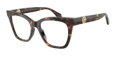 Giorgio Armani Ar7286u 5879 Women's Glasses Tortoiseshell Size 50 - Free Lenses - Blue Light Block Available In Metallic