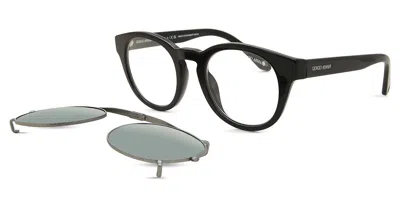 Giorgio Armani Ar8190u With Clip-on Men's Glasses, Black, Size 48