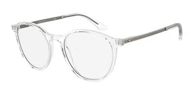 Giorgio Armani Ar8196 Men's Glasses, Clear, Size 51 In Transparent