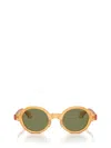 Giorgio Armani Man Sunglasses Ar8205 In Transparent Honey