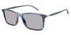 Giorgio Armani Rectangle Frame Sunglasses In Blue