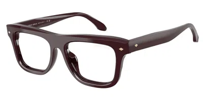 Giorgio Armani Ar8259u 64331w Men's Glasses Burgundy Size 53 - Free Lenses - Blue Light Block Available