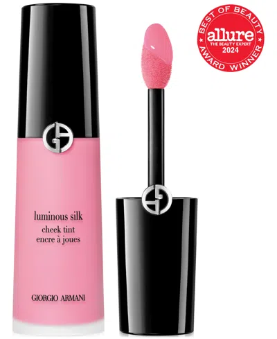 Giorgio Armani Armani Beauty Luminous Silk Cheek Tint In 53 - Bold Pink (cool Baby Pink)