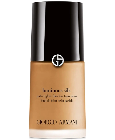 Giorgio Armani Armani Beauty Luminous Silk Natural Glow Foundation In . Tan To Deep With A Golden Undertone