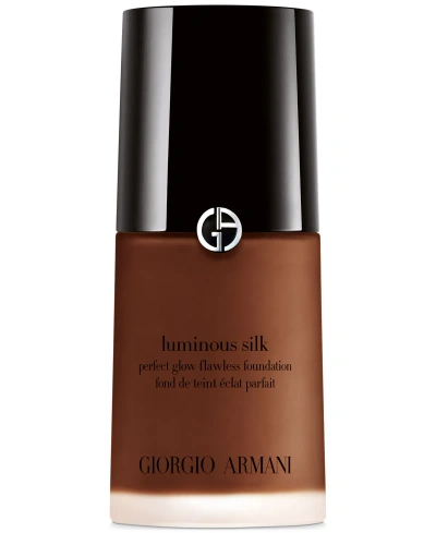 Giorgio Armani Armani Beauty Luminous Silk Natural Glow Foundation In Very Deep With A Neutral Undertone