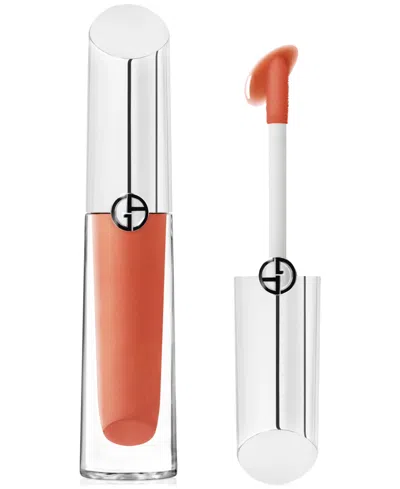 Giorgio Armani Armani Beauty Prisma Glass Lip Gloss In - Honey Gleam (peachy Nude With Shimmer)