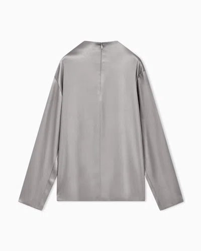 Giorgio Armani Armani/archivio Fw1979 Blouse In Gray