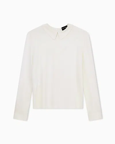 Giorgio Armani Armani/archivio Fw1990 Blouse In White