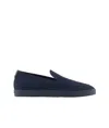 Giorgio Armani Asv Chevron Jacquard Slip-ons In Black