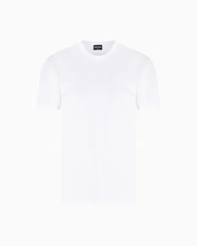 Giorgio Armani Asv Cotton Loungewear Crew-neck T-shirt