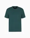 Giorgio Armani Asv Stretch Cashmere And Viscose-blend Crew-neck T-shirt